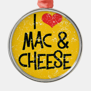 Ornamento del navidad del queso del mac n