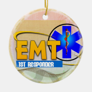 ORNAMENTO del NAVIDAD del RESPONDEDOR de EMT 1r