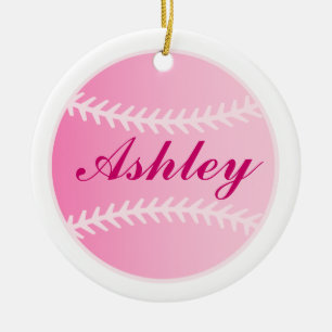 Ornamento del navidad del softball