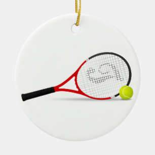 Ornamento del navidad del tenis