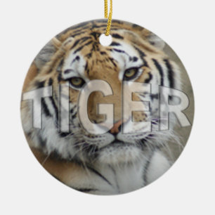 ORNAMENTO DEL NAVIDAD DEL TIGRE