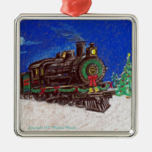 Ornamento del navidad del tren