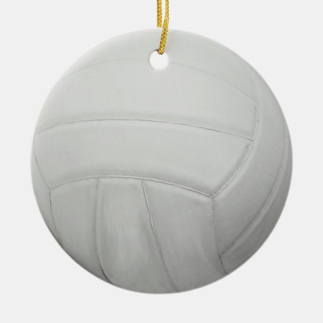 Ornamento del navidad del voleibol (Frente)