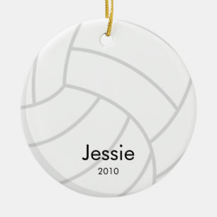 Ornamento del navidad del voleibol