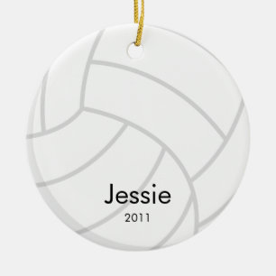 Ornamento del navidad del voleibol