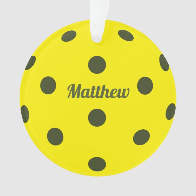 Ornamento del nombre del monograma del jugador de  (Anverso)