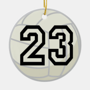 Ornamento del número 23 del uniforme del jugador