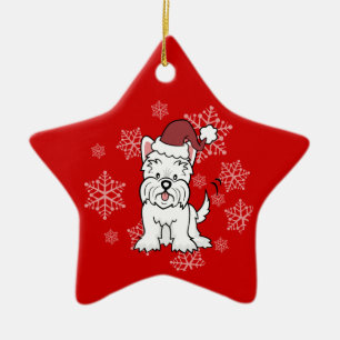 Ornamento del oeste del perro de Terrier de la