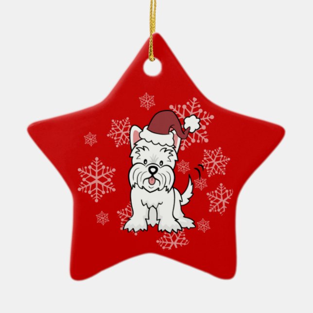 Ornamento del oeste del perro de Terrier de la (Frente)