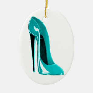 Ornamento del óvalo del zapato del estilete de la
