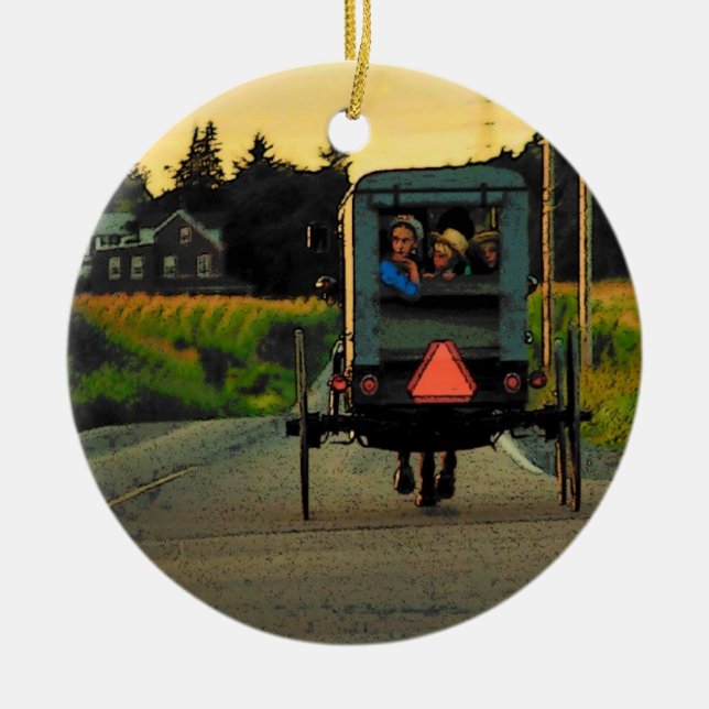Ornamento del país de Amish (Frente)