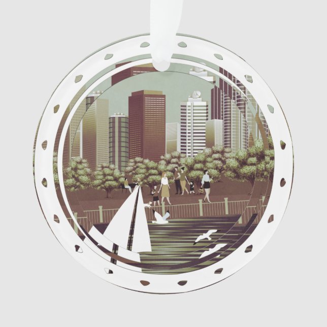 Ornamento del paisaje urbano (Anverso)