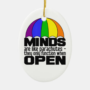 Ornamento del paracaídas arcoiris