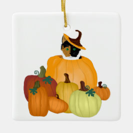 Ornamento del parche de calabaza
