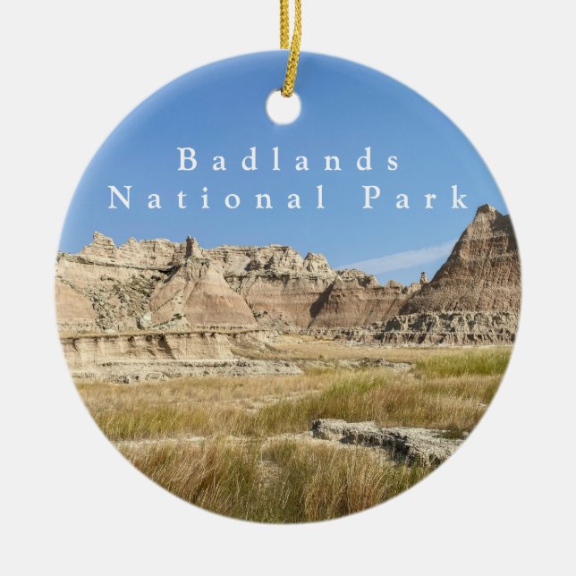 Ornamento del Parque Nacional de Badlands (Frente)