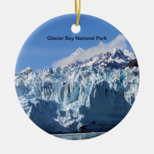 Ornamento del parque nacional del Glacier Bay (Frente)