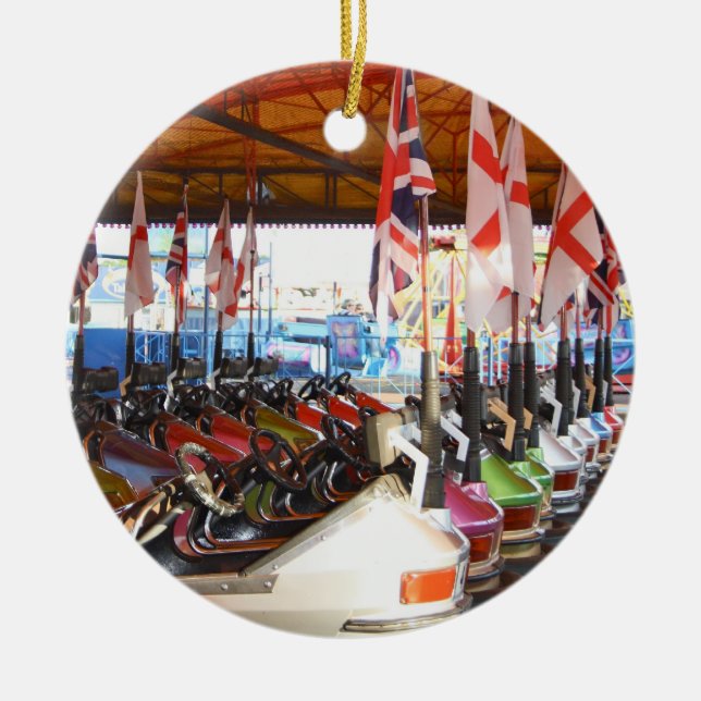 Ornamento del paseo del Funfair de los cocheses de (Frente)