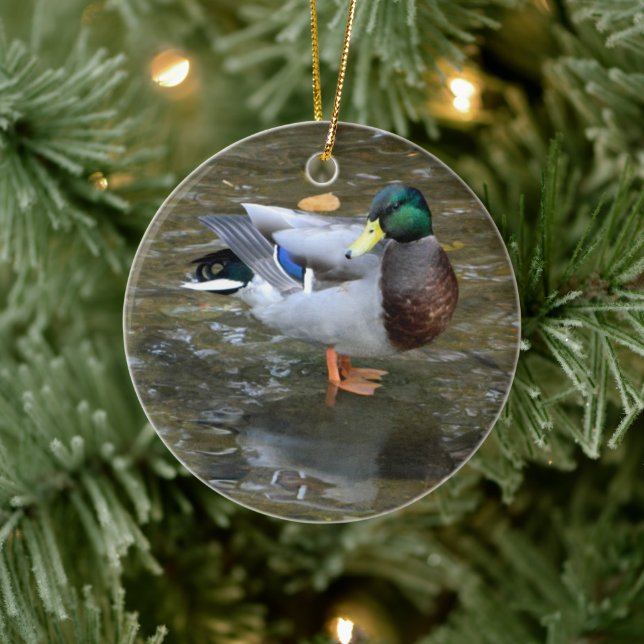 Ornamento del pato Mallard (Creek) (Árbol)