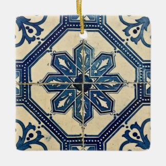 Ornamento del patrón de mosaico portugués