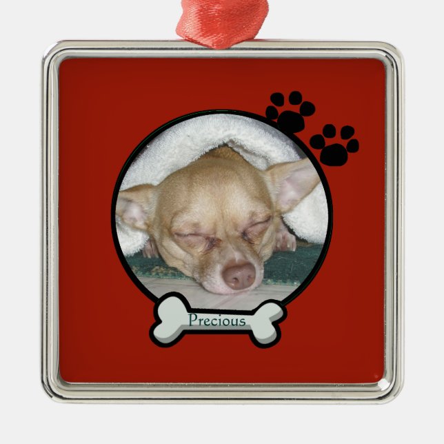Ornamento del perro casero (Frente)