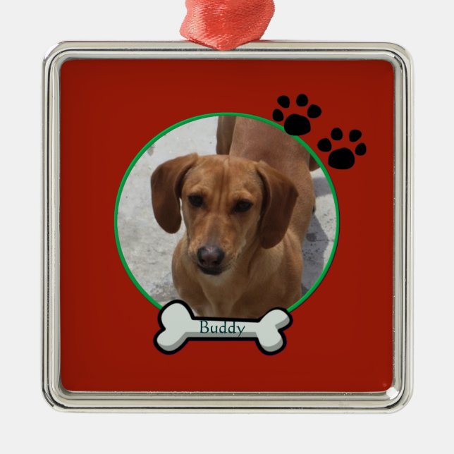 Ornamento del perro casero (Frente)