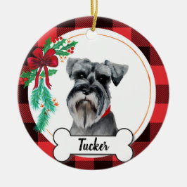 Ornamento del perro Schnauzer