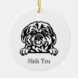 Ornamento del perro Shih Tzu
