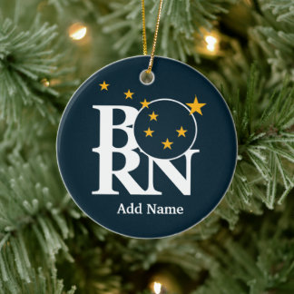 Ornamento del Personalizable de BORN Alaska