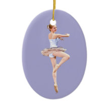 Ornamento del personalizable de la bailarina