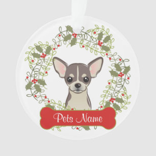 Ornamento del personalizable de la chihuahua
