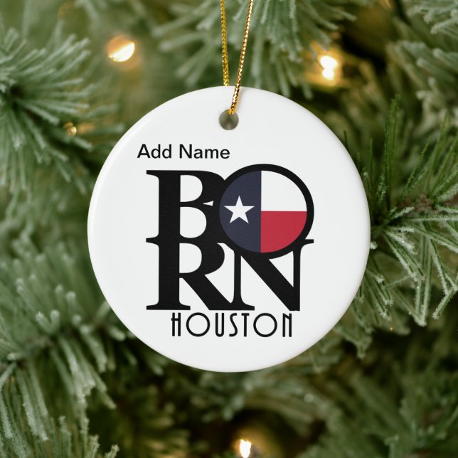 Ornamento del Personalizable de Texas BORN (Árbol)