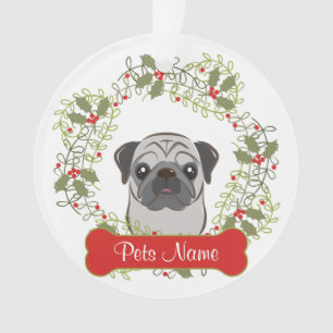 Ornamento del personalizable del barro amasado