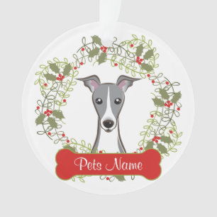 Ornamento del personalizable del galgo italiano
