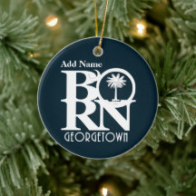 Ornamento del Personalizable SC de BORN Georgetown