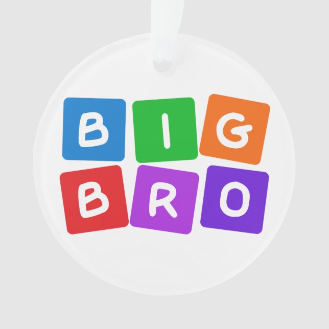 Ornamento del personalizado Big Bro (Anverso)
