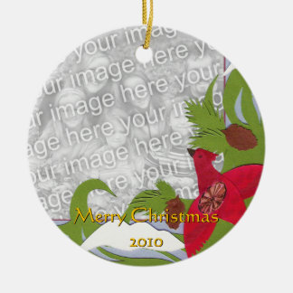 Ornamento del Personalizado Cardinal e Invierno