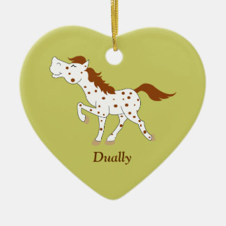 Ornamento del Personalizado de Caballo Rojo Appalo