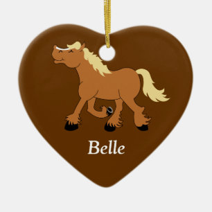 Ornamento del Personalizado de caballos de Borrado