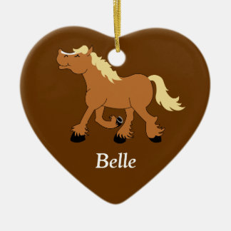 Ornamento del Personalizado de caballos de Borrado