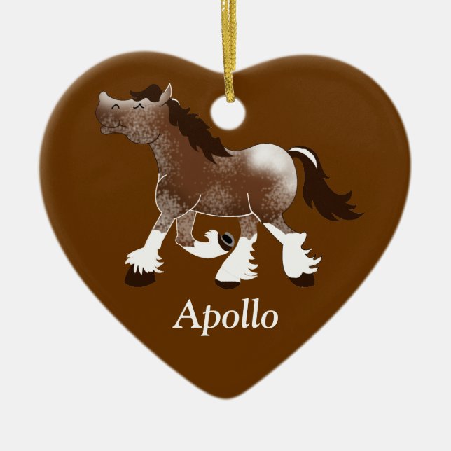 Ornamento del Personalizado de caballos del proyec (Frente)