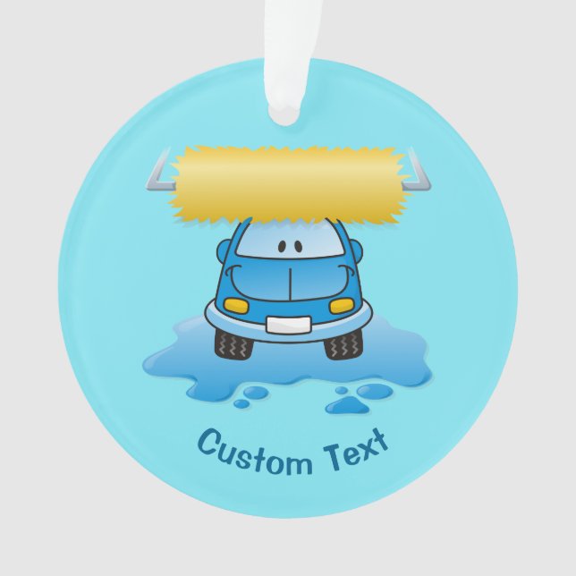 Ornamento del personalizado de lavado de cara (Anverso)