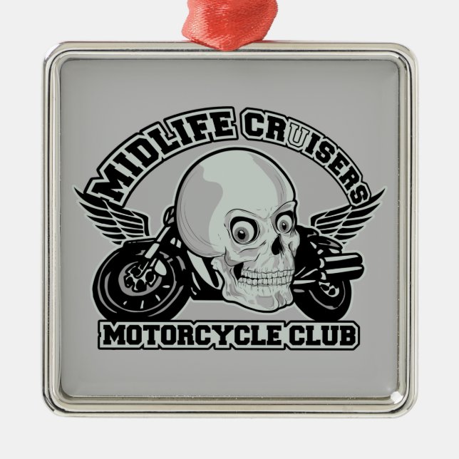 Ornamento del personalizado de Midlife Cruisers MC (Frente)
