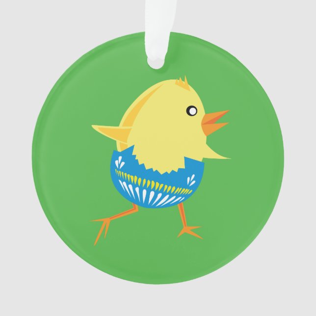 Ornamento del personalizado de Pascua (Anverso)