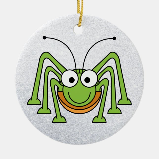 ornamento del personalizado de saltamontes (Frente)
