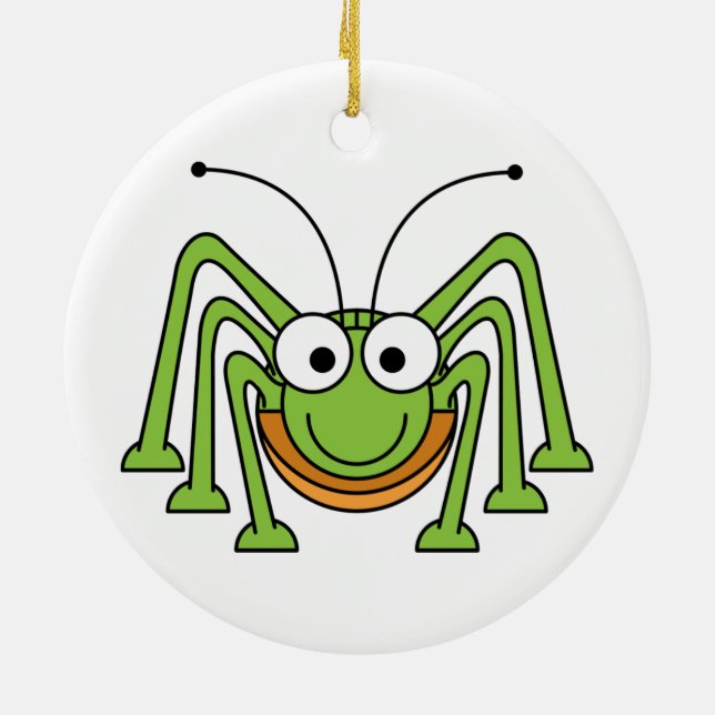 ornamento del personalizado de saltamontes (Atrás)