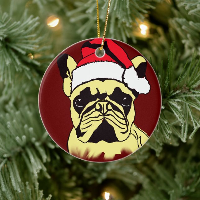 Ornamento del Personalizado del Bulldog francés (Árbol)