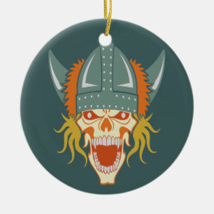 Ornamento del personalizado del cráneo VIKING