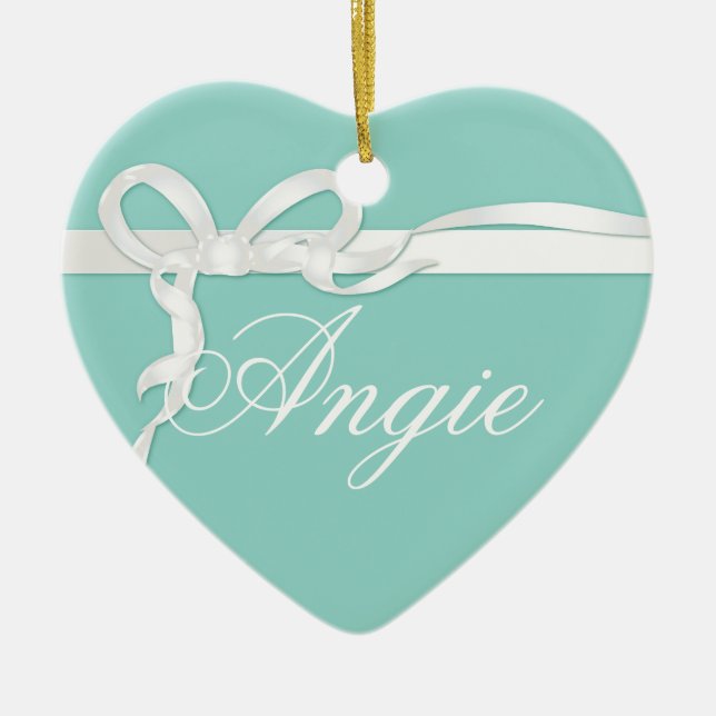 Ornamento del personalizado del huevo de los (Frente)