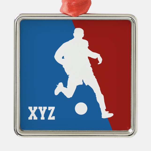 Ornamento del personalizado del jugador de fútbol (Frente)