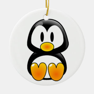 Ornamento del Personalizado del pingüino